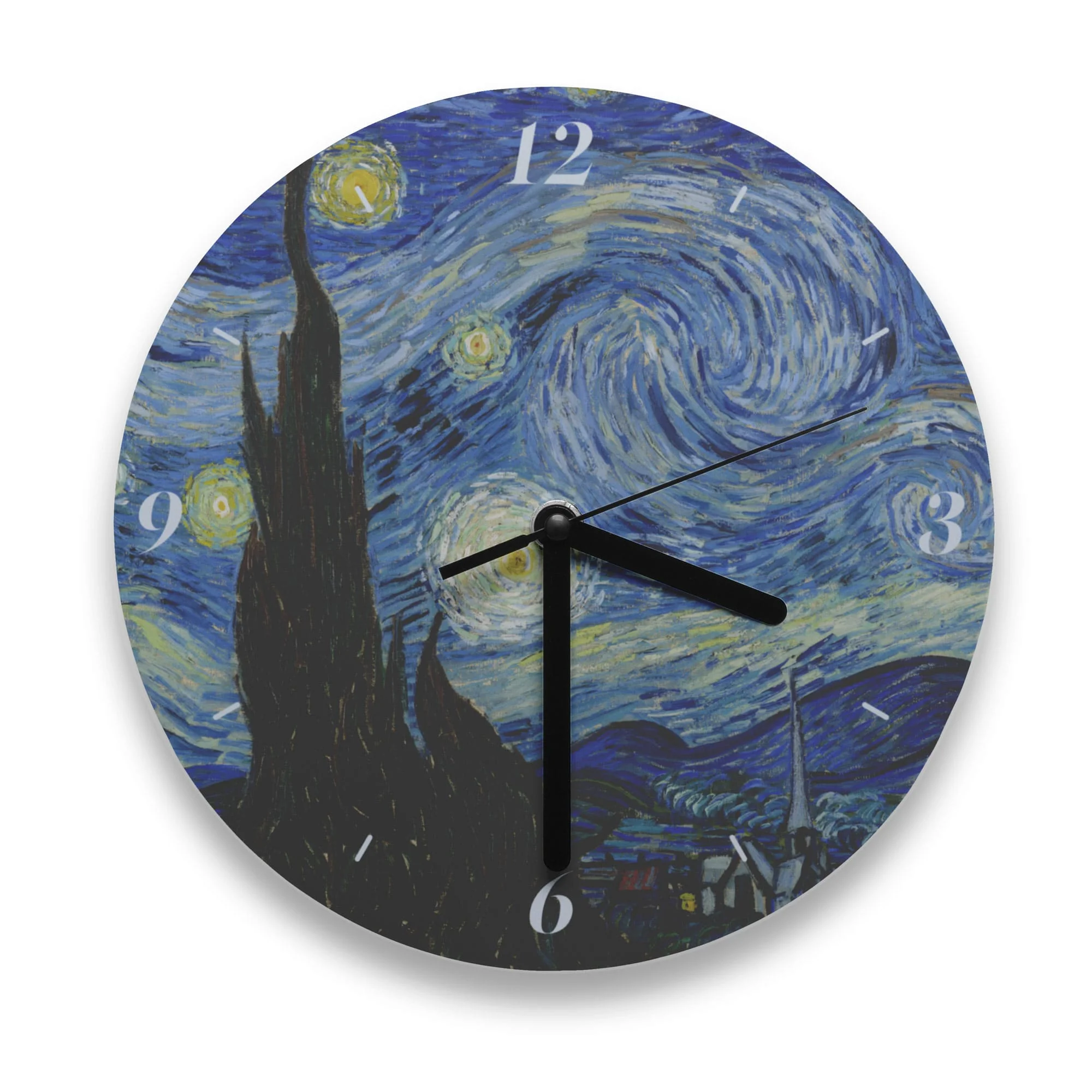 Φωτογραφία προϊόντος: OEM Ρολόϊ Τοίχου Van Gogh Η "Έναστρη Νύχτα"