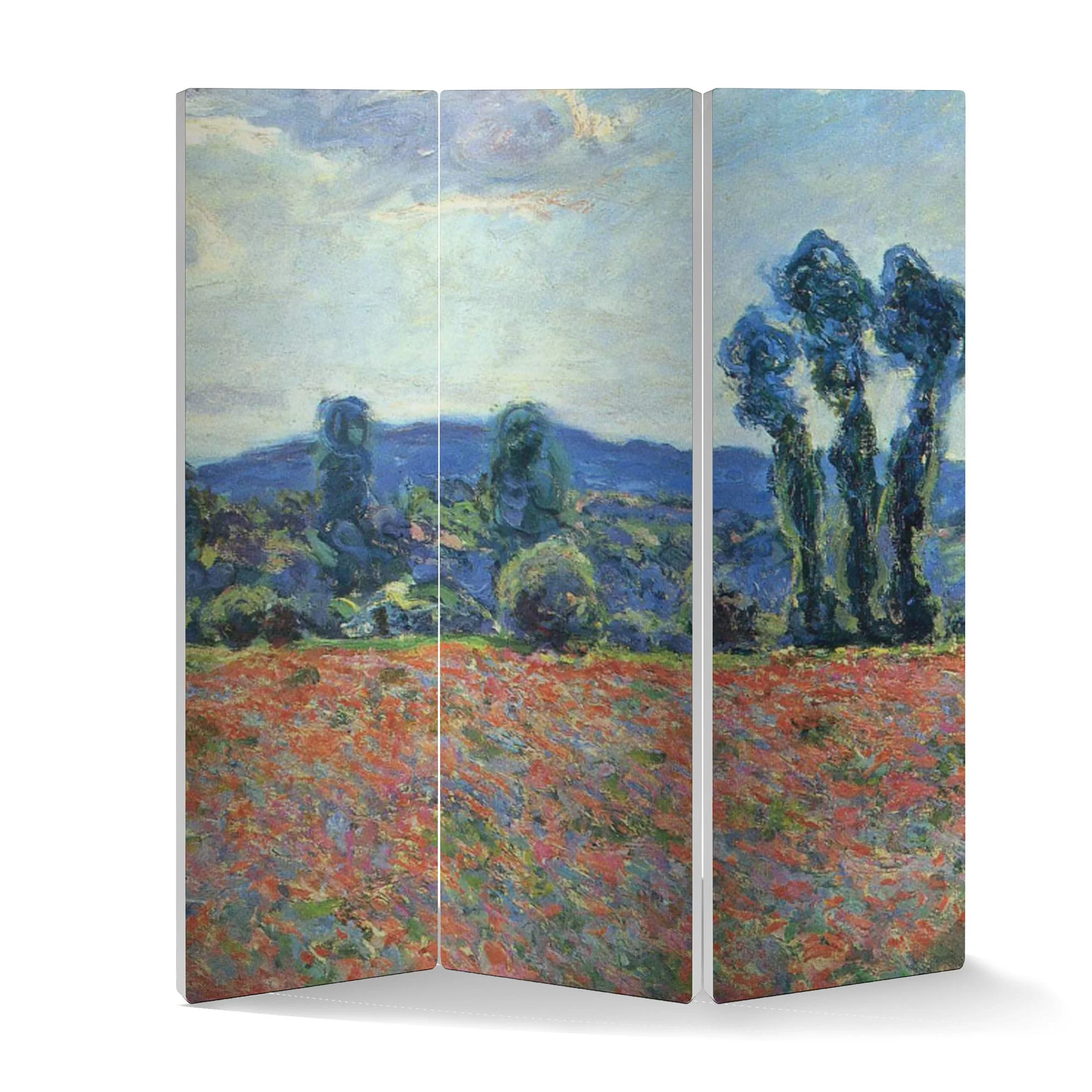 Φωτογραφία προϊόντος: OEM Παραβάν Oscar Claude Monet Το λιβάδι με τις παπαρούνες!