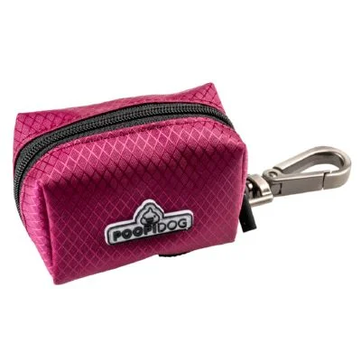 Φωτογραφία προϊόντος: Θήκη Poopi dog nylon με φερμουάρ, μωβ