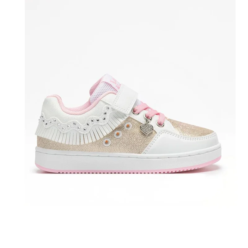 Φωτογραφία προϊόντος: Κοριτσίστικα sneakers Lelli Kelly LKAL8058-BIOR Frangetta Mix με φωτάκια άσπρα/χρυσά