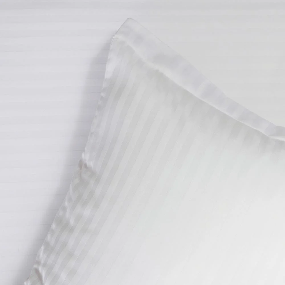 Φωτογραφία προϊόντος: Mαξιλαροθήκη Striped Satin 1Cm 220TC Λευκό 50 x 70 cm + 5 cm (oxford style) Λευκό 50 x 70 cm + 5 cm (oxford style)