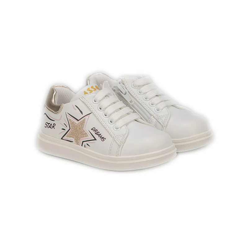 Φωτογραφία προϊόντος: Κοριτσίστικα Sneakers Assos AG13200 Άσπρα Δερματίνη