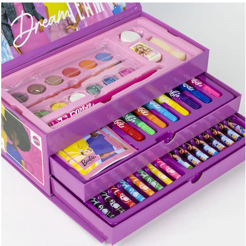 Φωτογραφία προϊόντος: Σετ ζωγραφικής Barbie Cerda 2700001217 Κασετίνα Φούξια