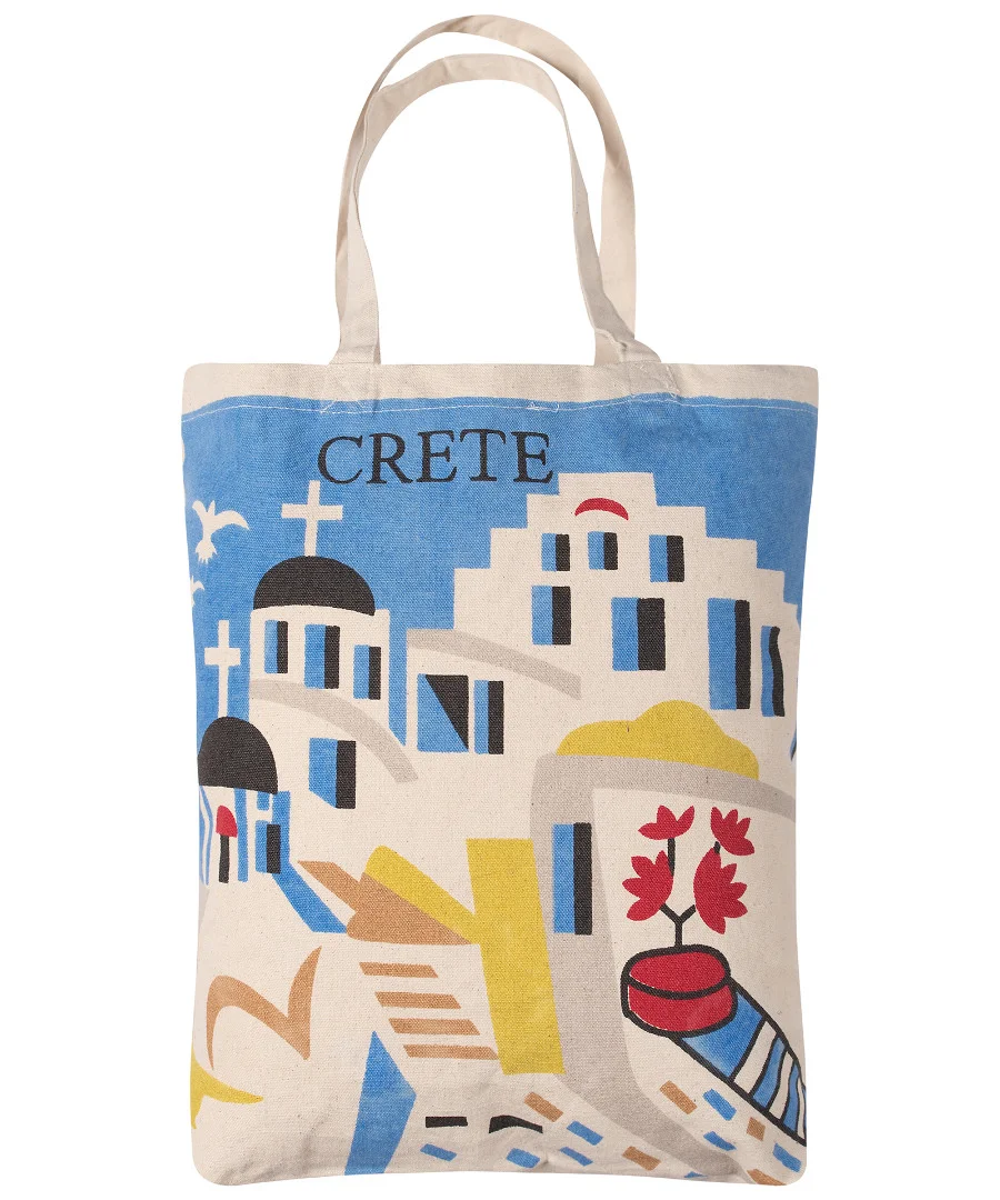 Φωτογραφία προϊόντος: Τσάντα καραβόπανο SilkFashion canvas 14 Rhodes (40x40x10cm)