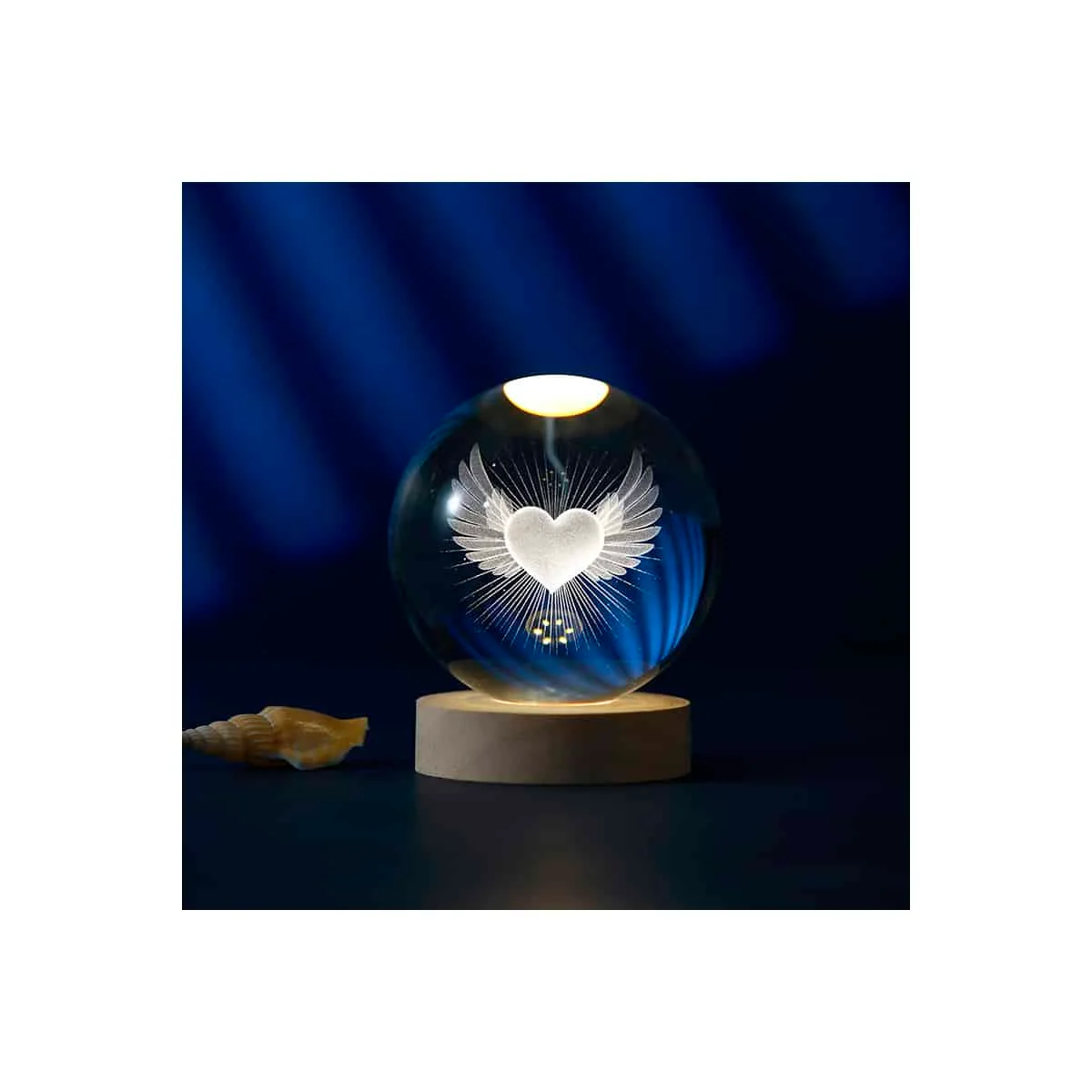 Φωτογραφία προϊόντος: i-TOTAL XL2717E ΛΑΜΠΑ CRYSTAL BALL HEART LARGE 10cm