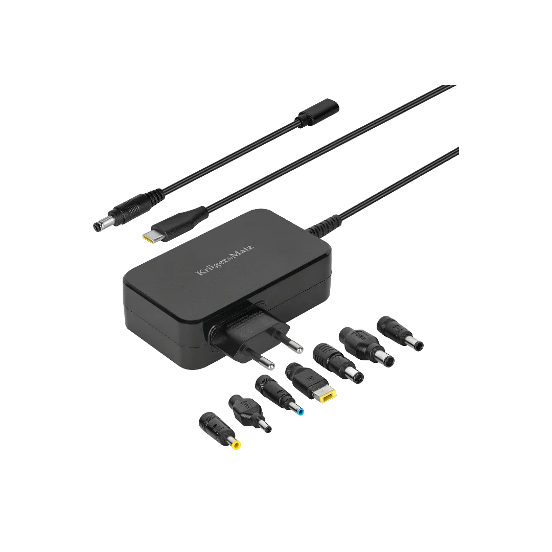 Φωτογραφία προϊόντος: Universal Τροφοδοτικό Kruger+Matz 90W PD με 7 βύσματα