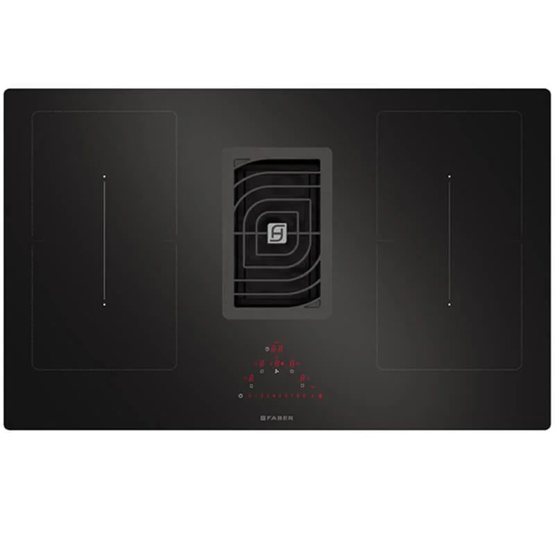 Φωτογραφία προϊόντος: Faber Galileo Smart BK Glass A830 Επαγωγική Εστία - Απορροφητήρας για λειτουργία Εξαγωγής Αέρα