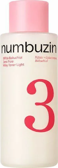 Φωτογραφία προϊόντος: Numbuzin – No.3 Bifida Bakuchiol Zero Pore Milky Toner 200ml