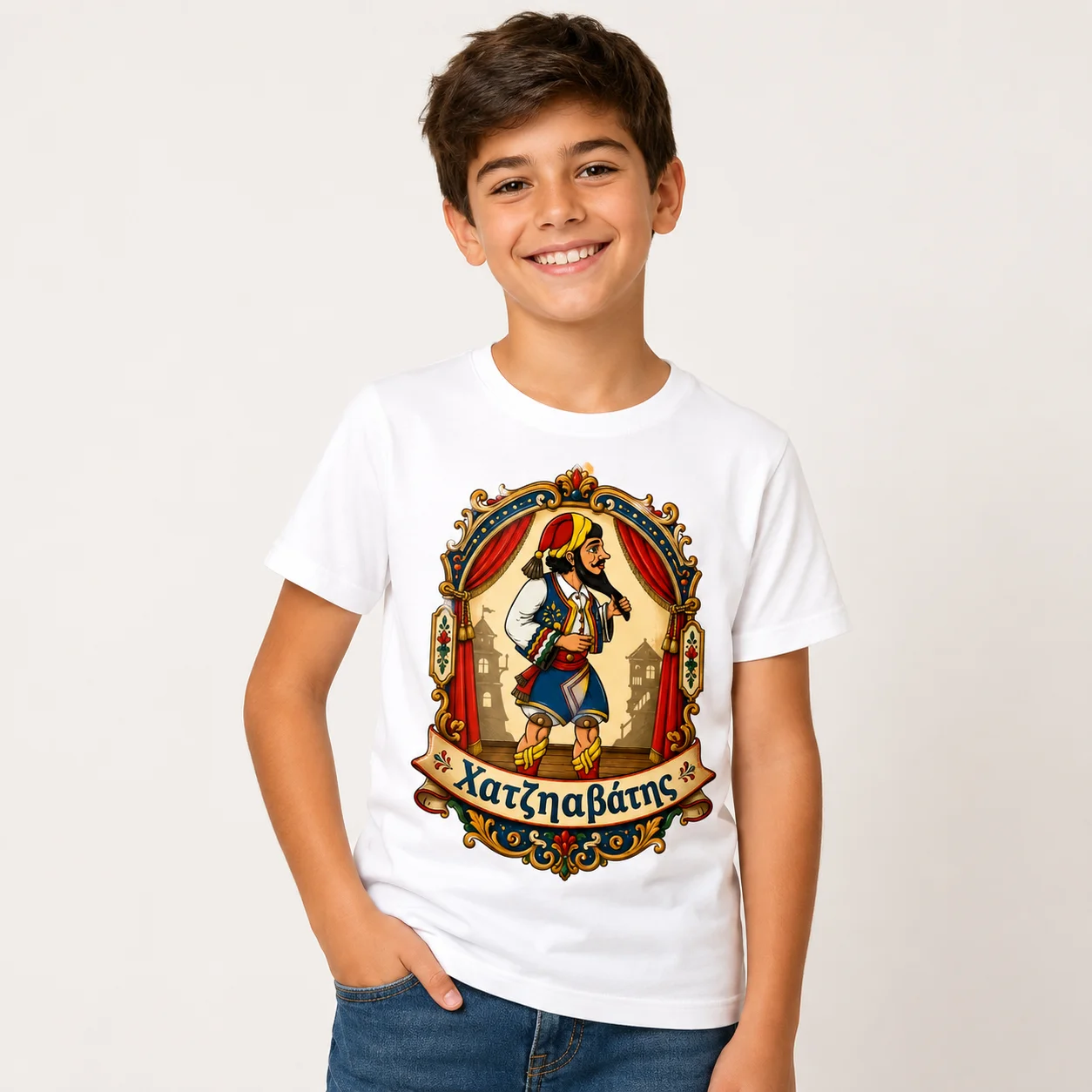 Φωτογραφία προϊόντος: Παιδικό T-Shirt Καραγκιοζης - Χατζηαβάτης 2