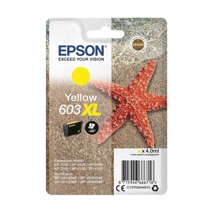 Φωτογραφία προϊόντος: Ink Epson T03A440 C13T03A440 Yellow XL 4.0ml