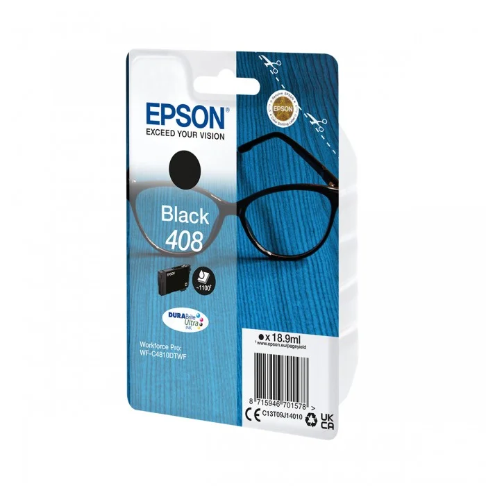 Φωτογραφία προϊόντος: Ink Epson 408 C13T09J14010 Black - 18.9ml