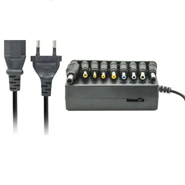 Φωτογραφία προϊόντος: OEM Universal Φορτιστής Laptop 120W 24V 5A με Αποσπώμενο Καλώδιο Τροφοδοσίας και με σετ βυσμάτων Κωδικός: MY-120W