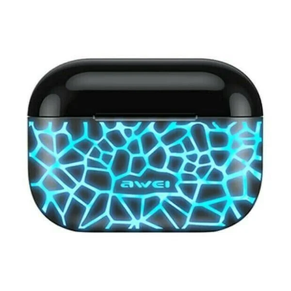 Φωτογραφία προϊόντος: OEM Awei T29 Pro In-ear Bluetooth Handsfree Ακουστικά με Θήκη Φόρτισης Ice Crack Blue