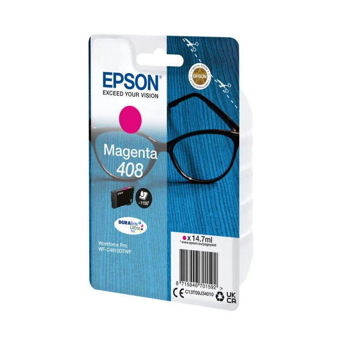 Φωτογραφία προϊόντος: Ink Epson 408 C13T09J34010 Magenta - 14.7ml