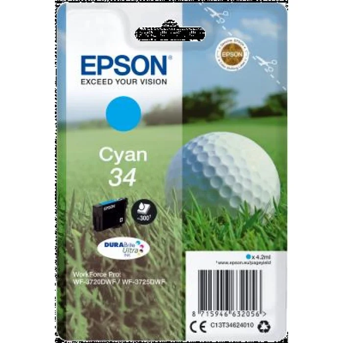 Φωτογραφία προϊόντος: Ink Epson T346240 Cyan 4.2ml