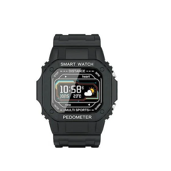 Φωτογραφία προϊόντος: OEM SQR I2 Smartwatch με Παλμογράφο (Μαύρο)