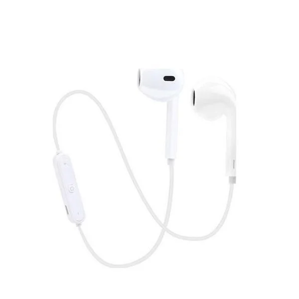 Φωτογραφία προϊόντος: OEM Ezra BW08 In-ear Bluetooth Handsfree Ακουστικά με Αντοχή στον Ιδρώτα Λευκά