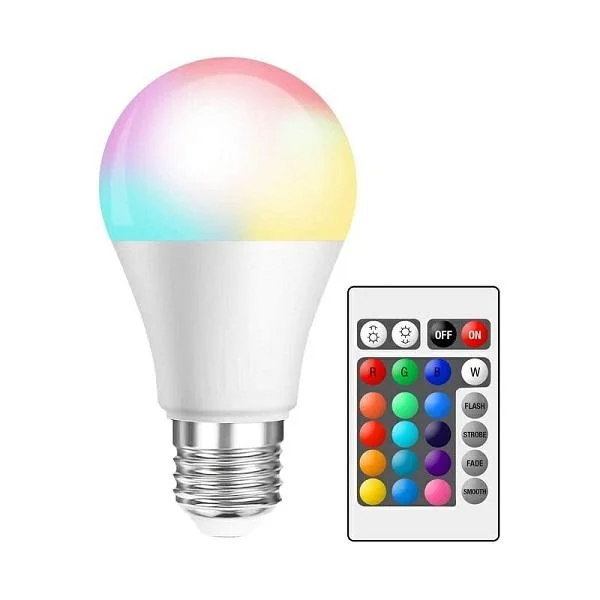Φωτογραφία προϊόντος: OEM Λάμπα LED για Ντουί E27 RGB 630lm Κωδικός: 713548
