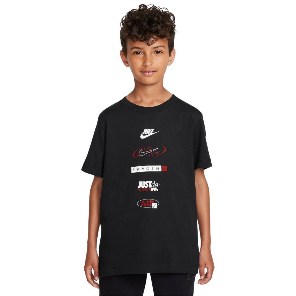 Φωτογραφία προϊόντος: HM5662-010 - NIKE KIDS NSW TEE LOGOS BLACK Color