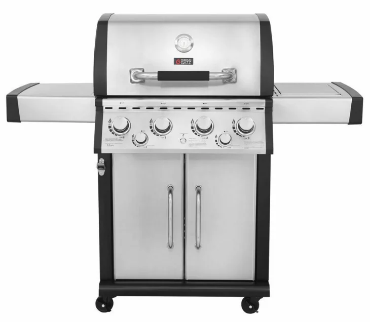 Φωτογραφία προϊόντος: Thermogatz GS Grill Superior Ψησταριά Υγραερίου Μαντεμένιας Σχάρας 66x46εκ. με 5 Εστίες 21kW και Πλαϊνό Μάτι(03.313.331) (έως 3 άτοκες δόσεις)