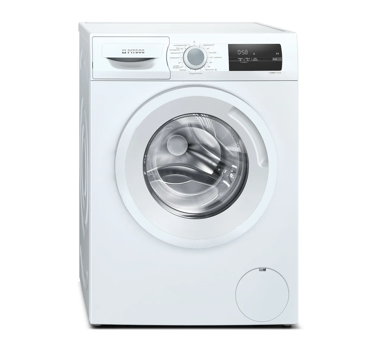 Φωτογραφία προϊόντος: Pitsos WNP1210D8 Πλυντήριο Ρούχων 8kg 1200 Στροφών (έως 3 άτοκες δόσεις)