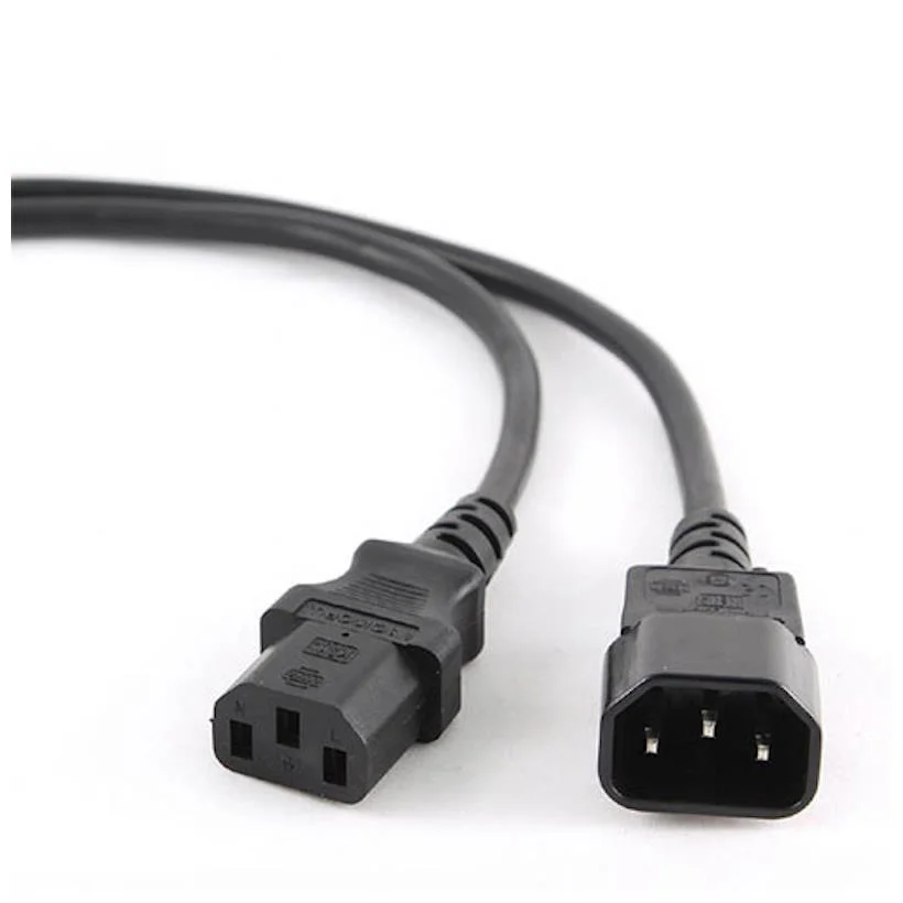 Φωτογραφία προϊόντος: Cablexpert IEC C13 - IEC C14 Cable 1.8m Μαύρο (PC-189-VDE)