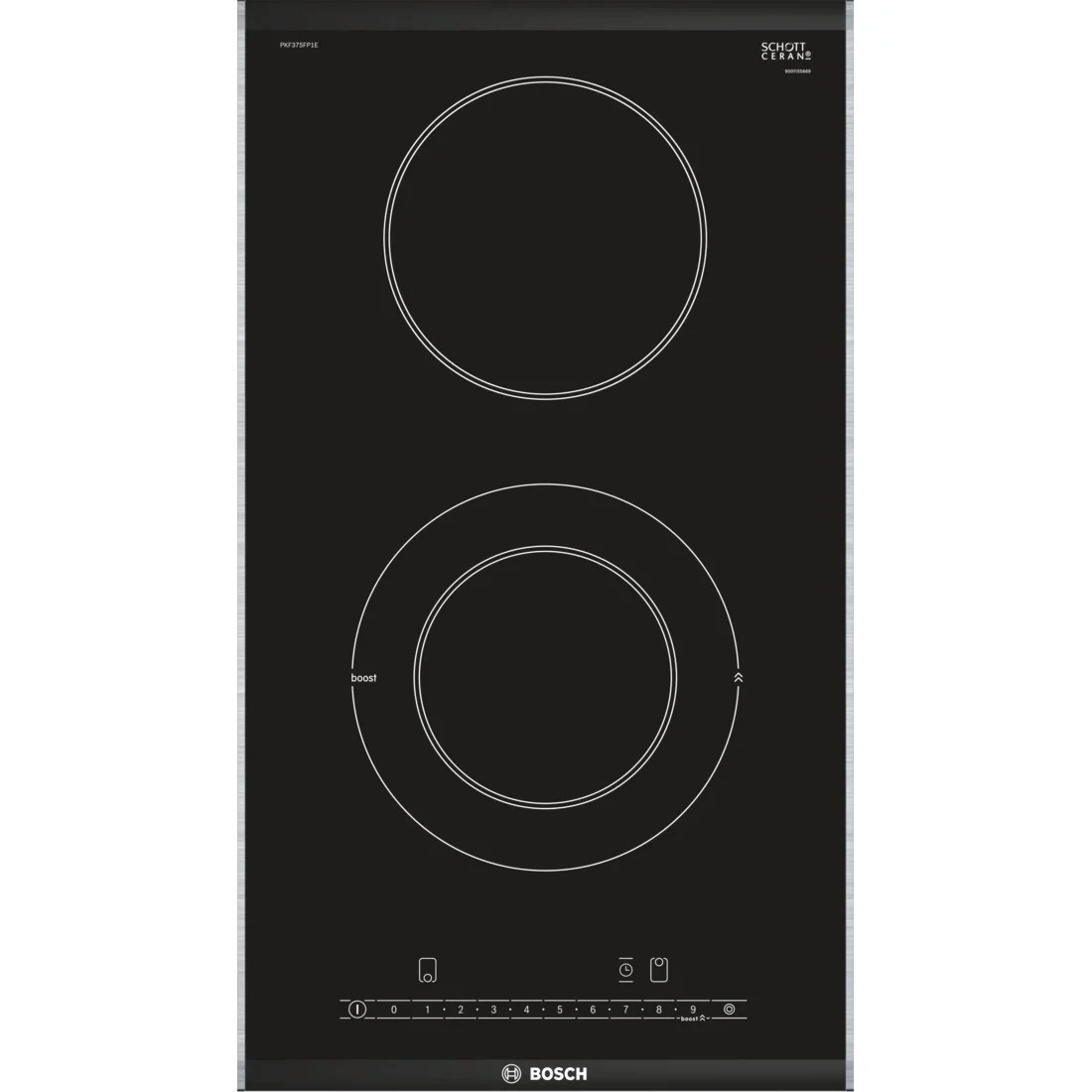 Φωτογραφία προϊόντος: Bosch PKF375FP2E Domino Κεραμική Εστία Αυτόνομη με Λειτουργία Κλειδώματος 30.6x52.7εκ. (έως 3 άτοκες δόσεις)