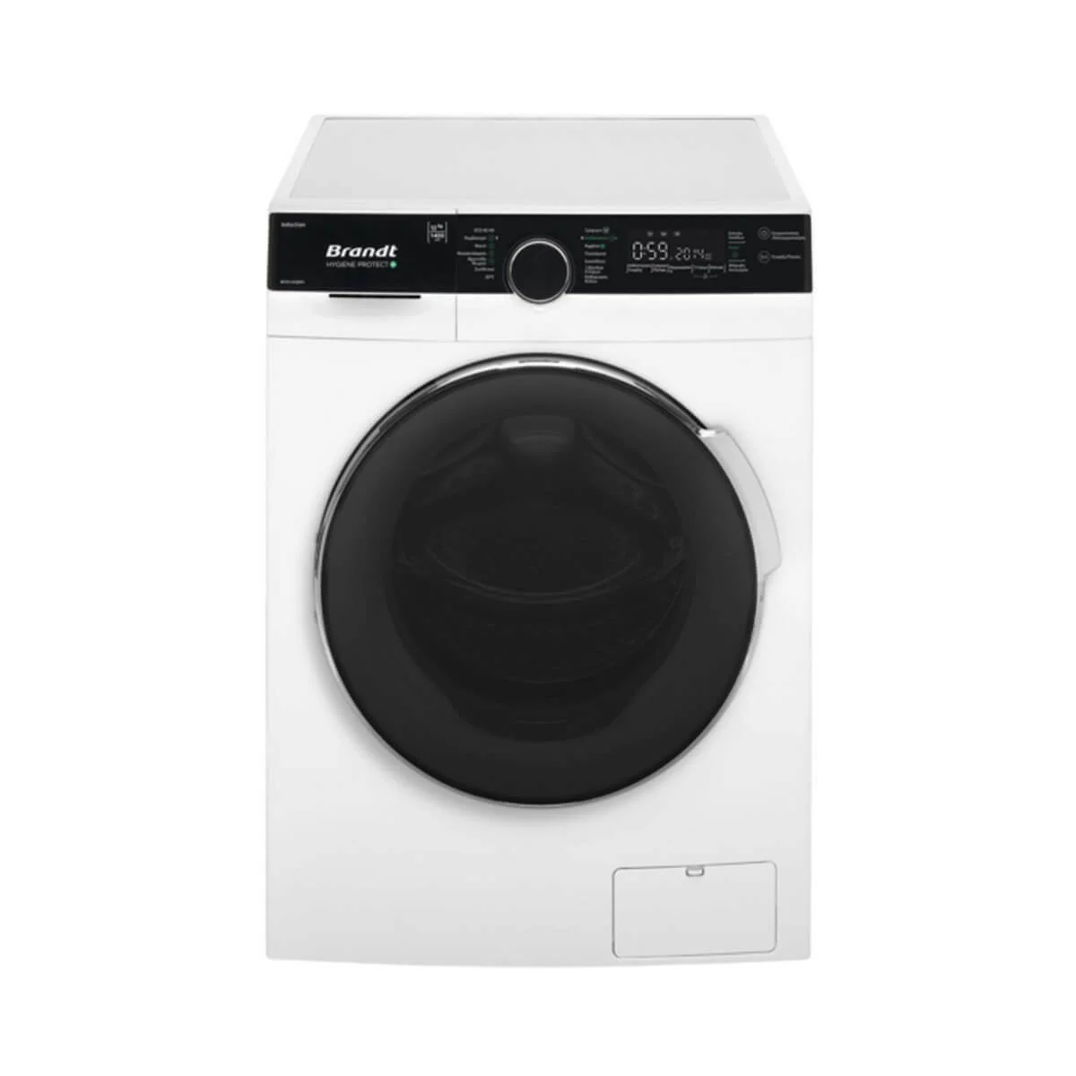 Φωτογραφία προϊόντος: Brandt WFB126QWG Πλυντήριο Ρούχων 12kg με Ατμό 1400 Στροφών (έως 3 άτοκες δόσεις)