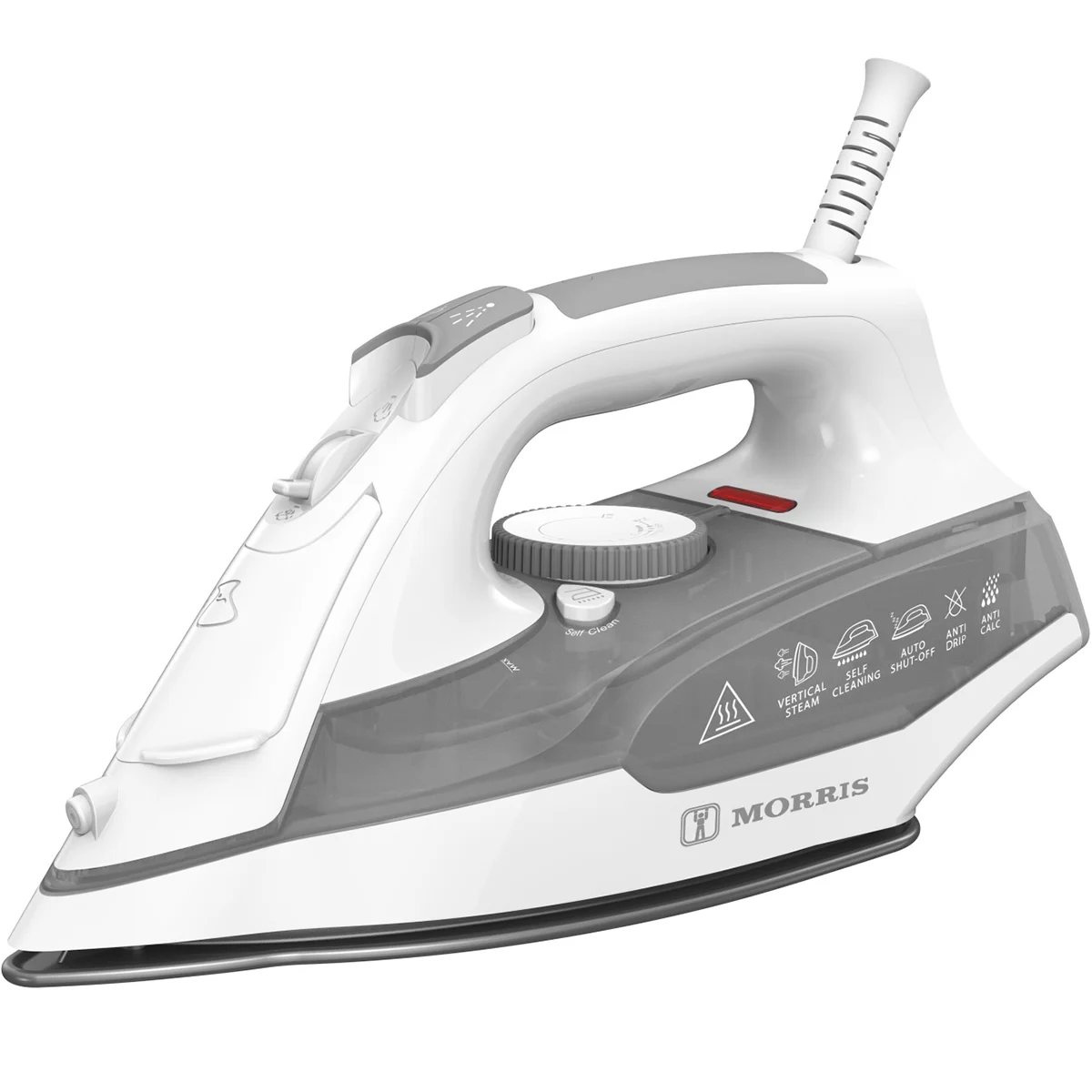 Φωτογραφία προϊόντος: Morris MSI-6542 Σίδερο Ατμού 2200W με Συνεχόμενη Παροχή 20gr/min και Κεραμική Πλάκα