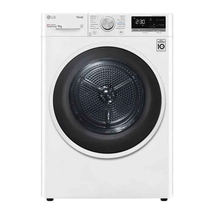 Φωτογραφία προϊόντος: LG RH90V9AVHN Στεγνωτήριο 9kg A+++ με Αντλία Θερμότητας (έως 3 άτοκες δόσεις)