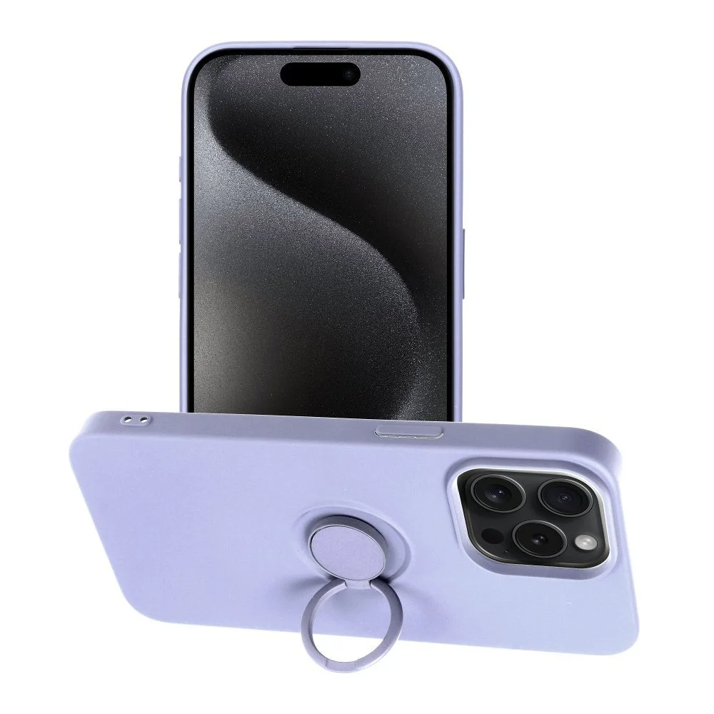 Φωτογραφία προϊόντος: . SILICONE RING Case for IPHONE 15 PRO MAX violet