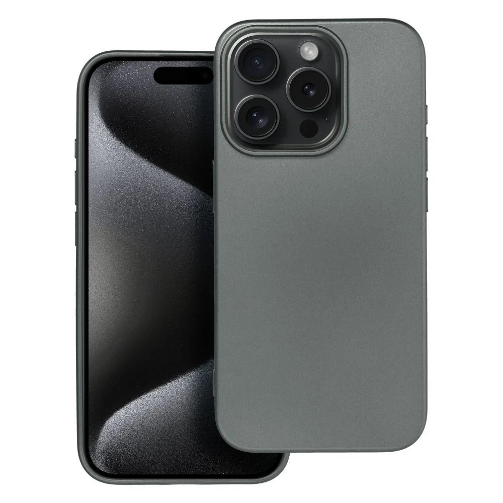 Φωτογραφία προϊόντος: . METALLIC Case for IPHONE 15 PRO grey