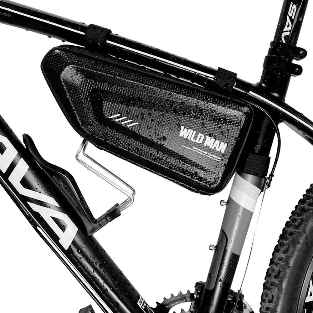 Φωτογραφία προϊόντος: . Bicycle holder / scale triangle bag under the frame with zipper WILDMAN E4 1,5L 4"- 7"