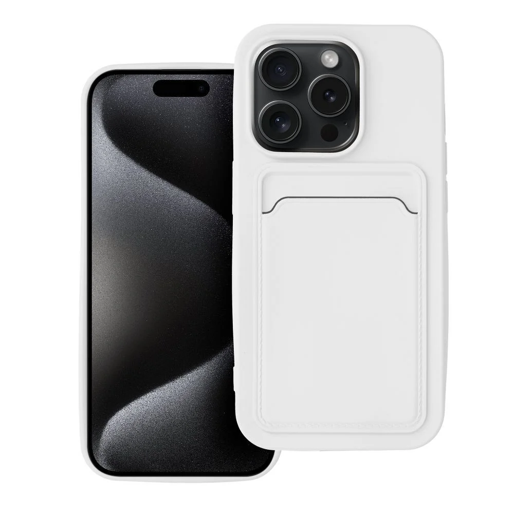 Φωτογραφία προϊόντος: . CARD Case for IPHONE 15 PRO white