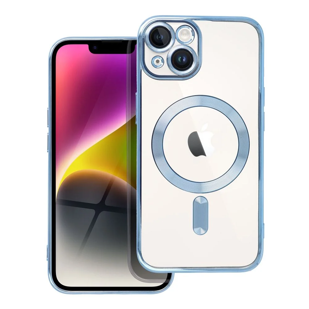 Φωτογραφία προϊόντος: . Electro Mag Cover case compatible with MagSafe for IPHONE 14 blue