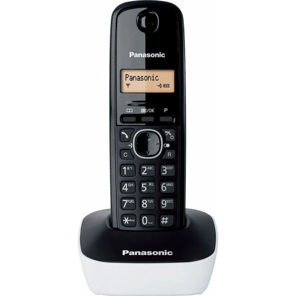 Φωτογραφία προϊόντος: Panasonic KX-TG1611GRW Ασύρματο Τηλέφωνο Μαύρο/Λευκό