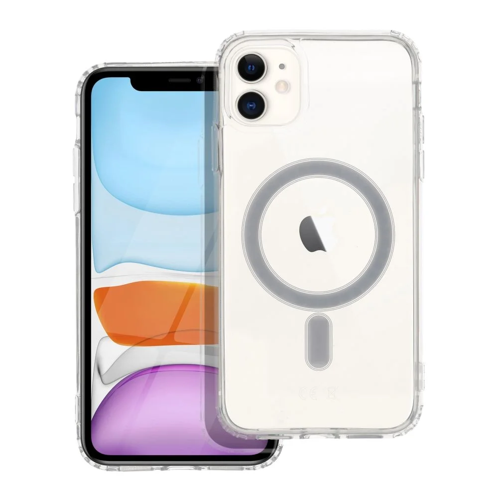 Φωτογραφία προϊόντος: . Clear Mag Cover case compatible with MagSafe for IPHONE 11