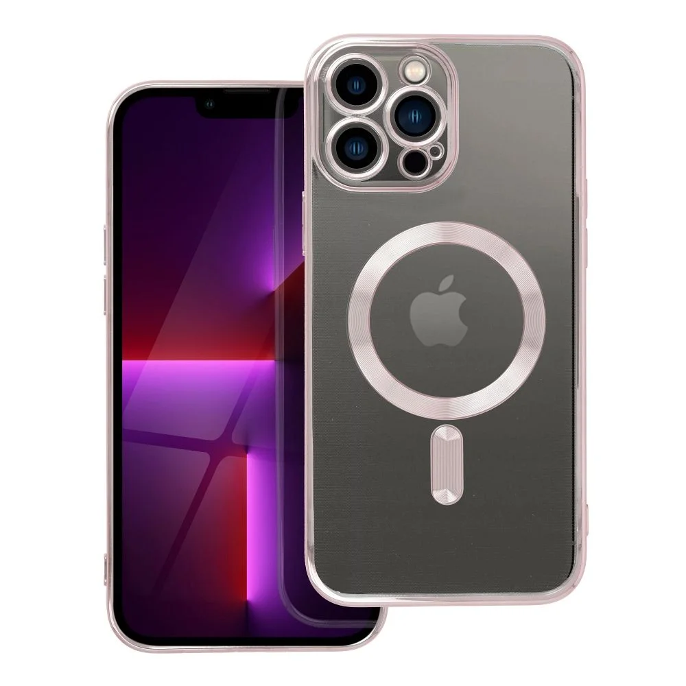 Φωτογραφία προϊόντος: . Electro Mag Cover case compatible with MagSafe for IPHONE 13 PRO MAX rose gold