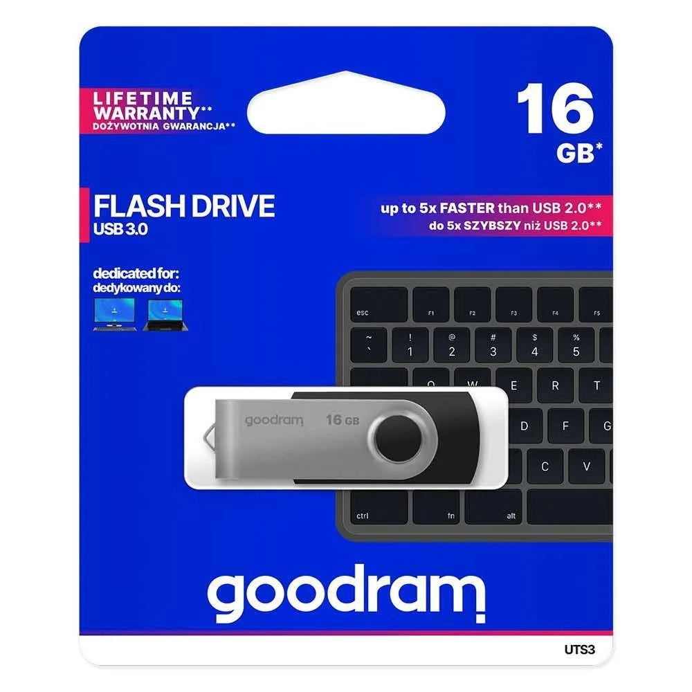 Φωτογραφία προϊόντος: USB Memory GOODRAM UTS3 16GB USB 3.2