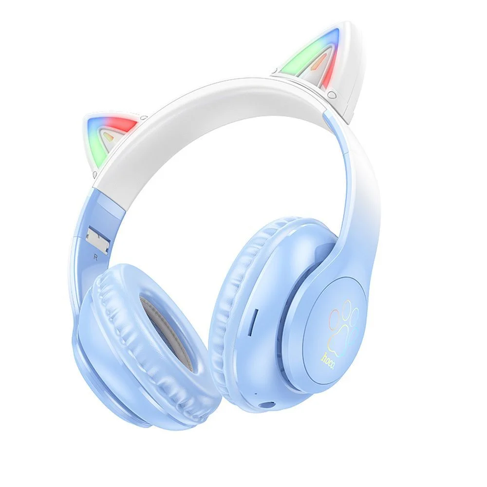Φωτογραφία προϊόντος: . HOCO headphones bluetooth W42 Cat Ear cherry blossom