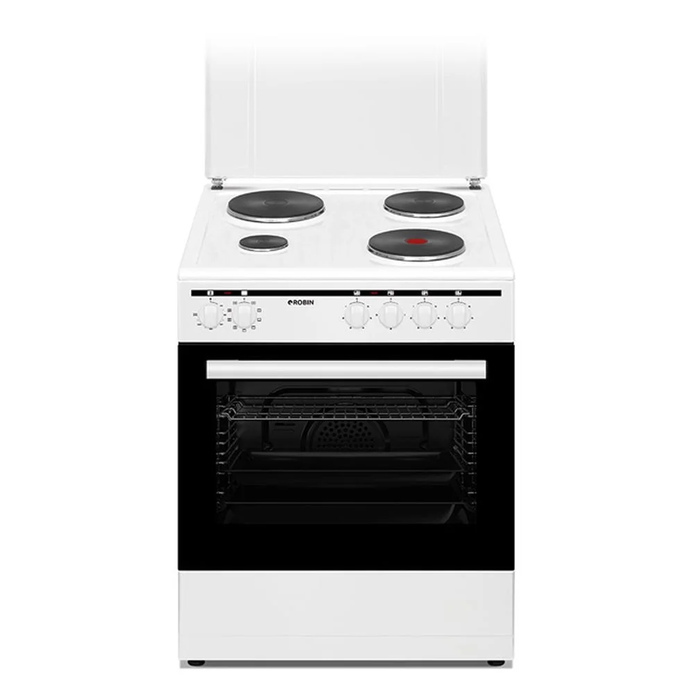 Φωτογραφία προϊόντος: Robin BTK-64 WH Κουζίνα 65lt με Εμαγιέ Εστίες Π60εκ. Λευκή (έως 3 άτοκες δόσεις)