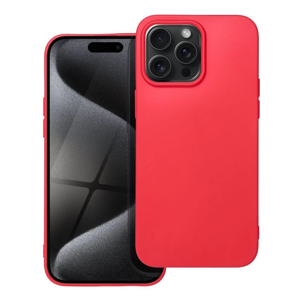 Φωτογραφία προϊόντος: . SOFT Case for IPHONE 15 PRO MAX red