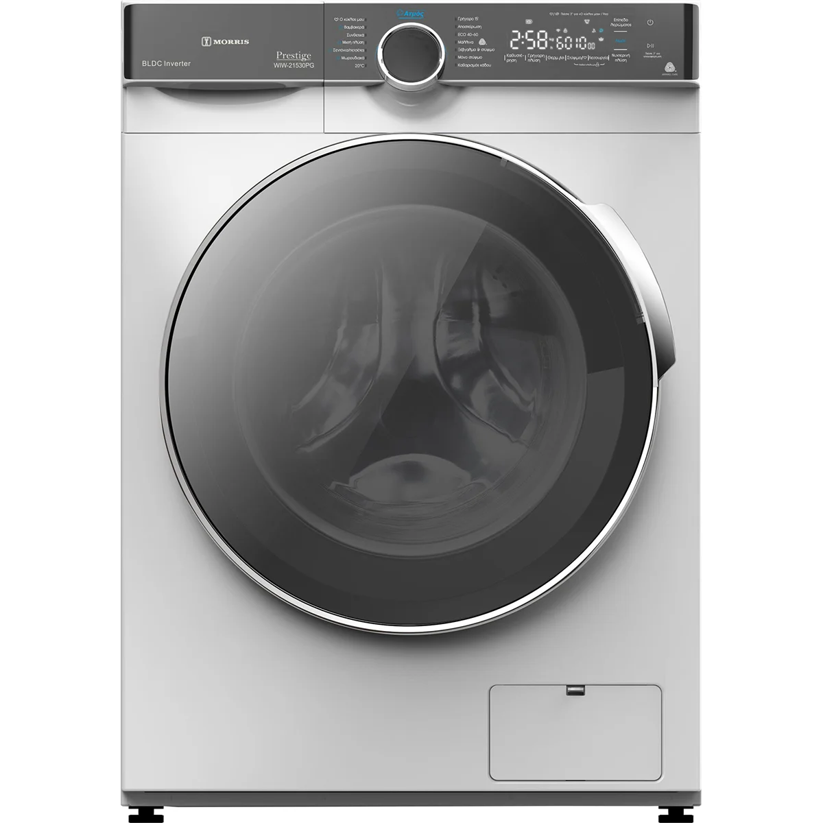 Φωτογραφία προϊόντος: Morris WIW-21530PG Πλυντήριο Ρούχων 12kg με Ατμό 1400 Στροφών (έως 3 άτοκες δόσεις)