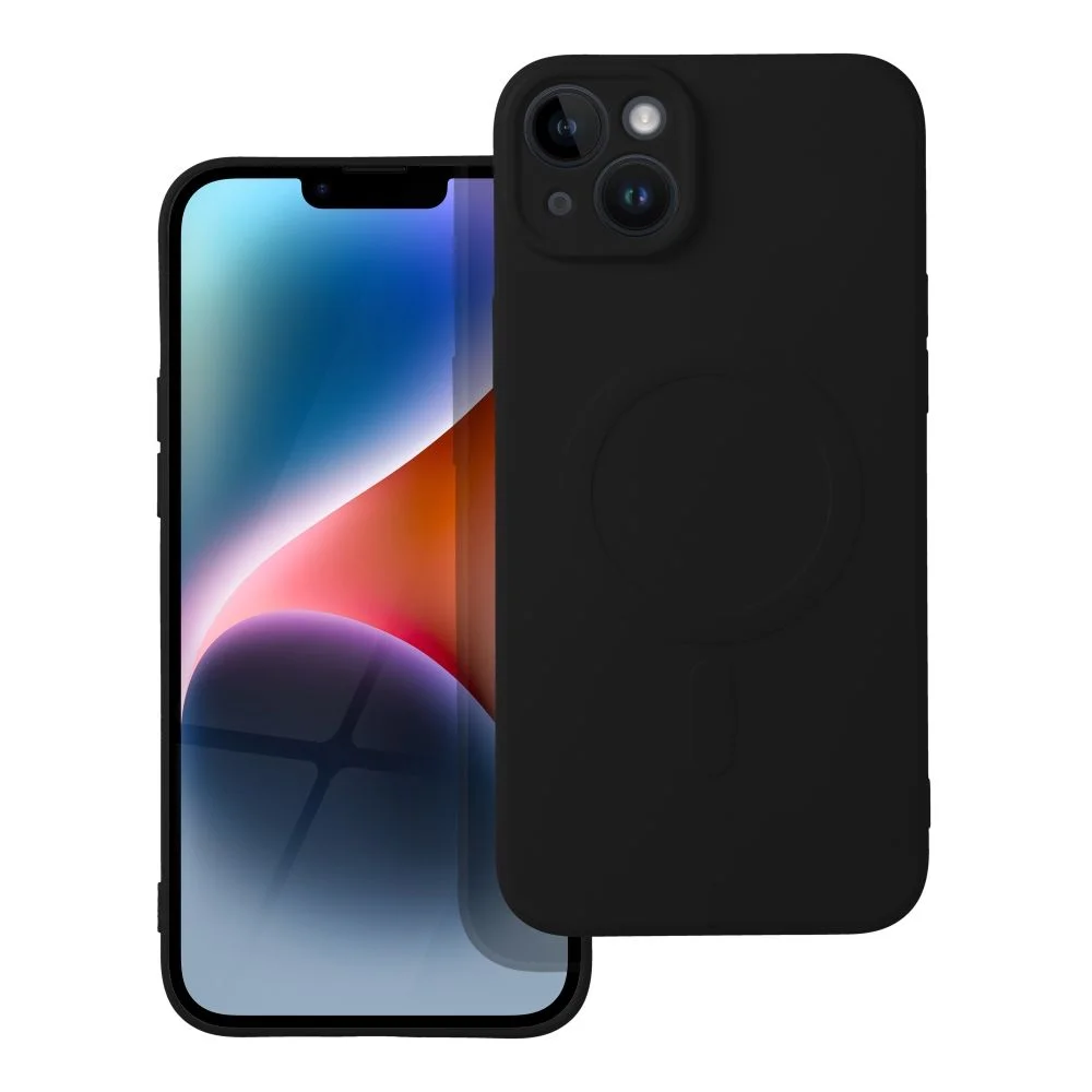 Φωτογραφία προϊόντος: Silicone Mag Cover case compatible with MagSafe for IPHONE 14 PLUS black