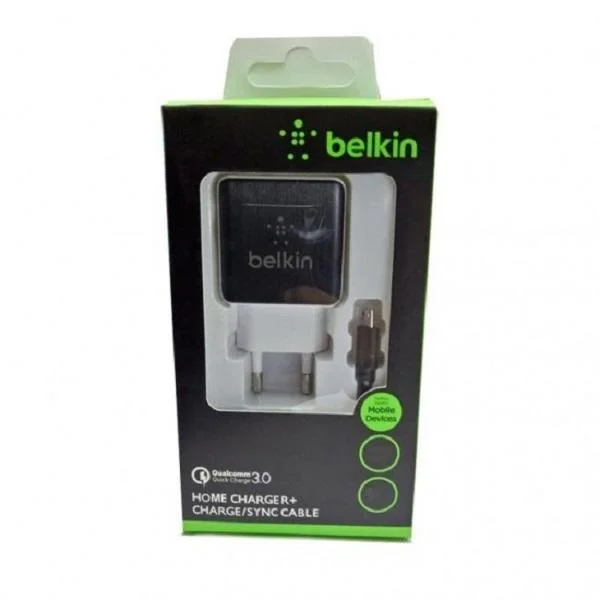 Φωτογραφία προϊόντος: BELKIN Home Charger + Charge Sync Cable 3.0 2.5A/1USB/Micro