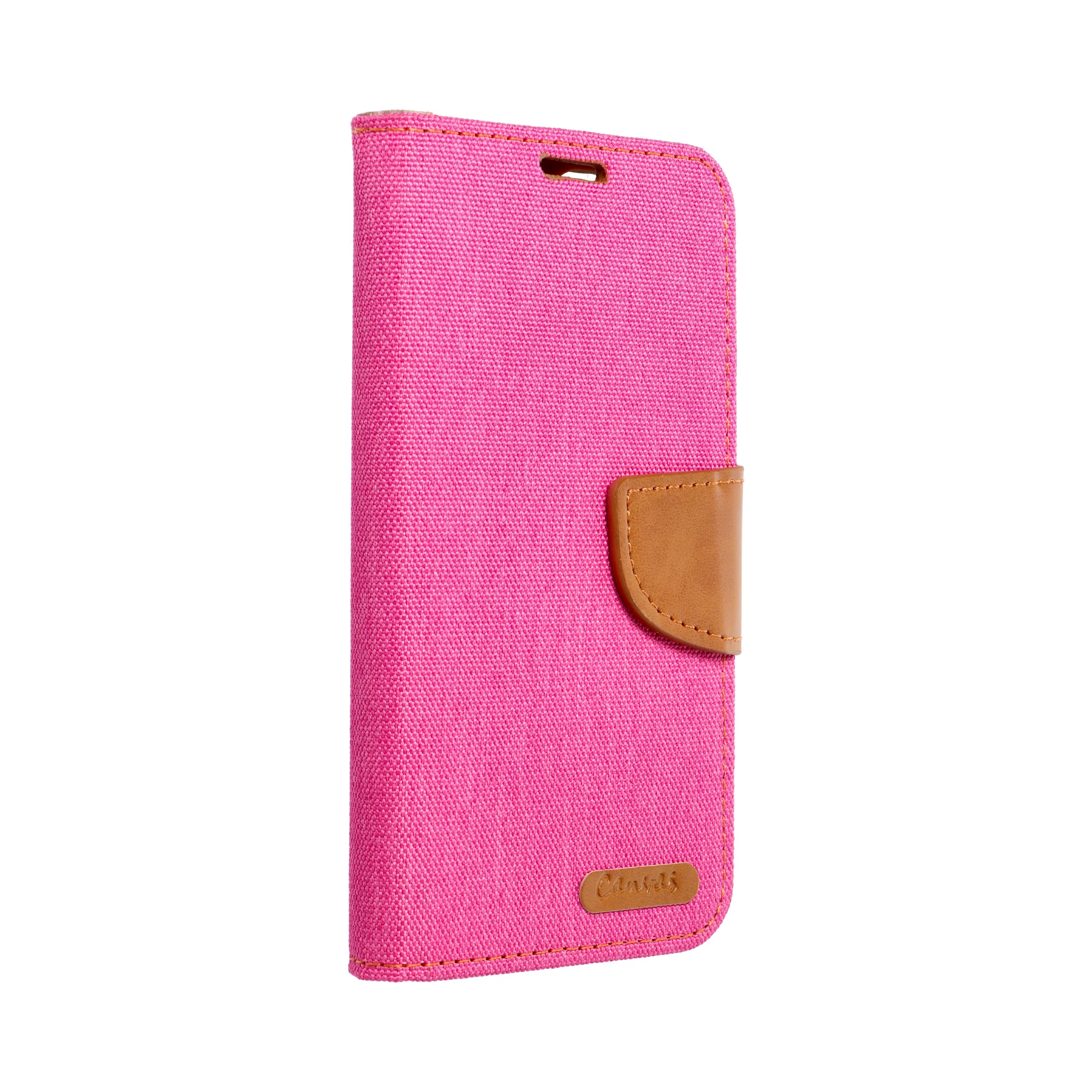 Φωτογραφία προϊόντος: . CANVAS Book case for SAMSUNG S23 Ultra pink