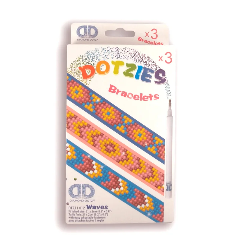 Φωτογραφία προϊόντος: Σετ 3 Βραχιόλια Diamond Dotz Waves 2x21cm DTZ11.012