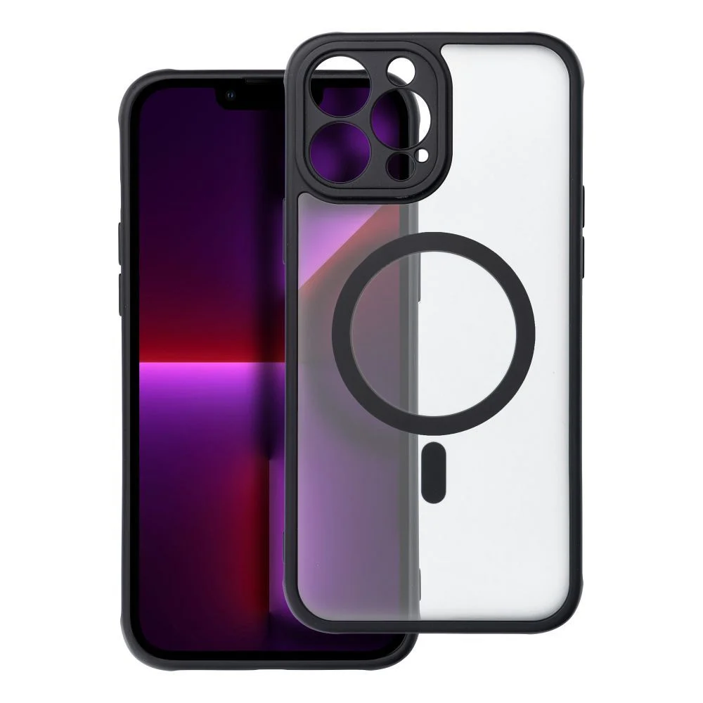 Φωτογραφία προϊόντος: . Full Matte Mag Cover case compatible with MagSafe for IPHONE 13 PRO MAX black