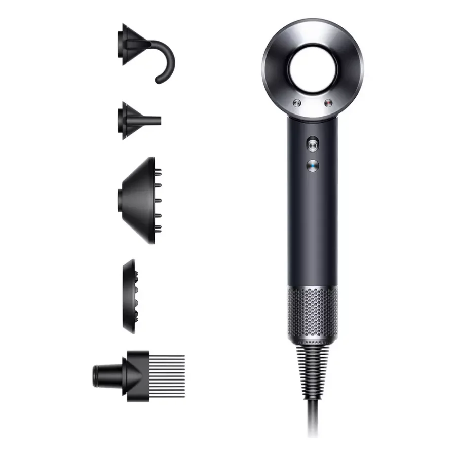 Φωτογραφία προϊόντος: DYSON 386816-01 HD07 Supersonic Black / Nickel Επαγγελματικό Πιστολάκι Μαλλιών με Φυσούνα 1600W (έως 3 άτοκες δόσεις)
