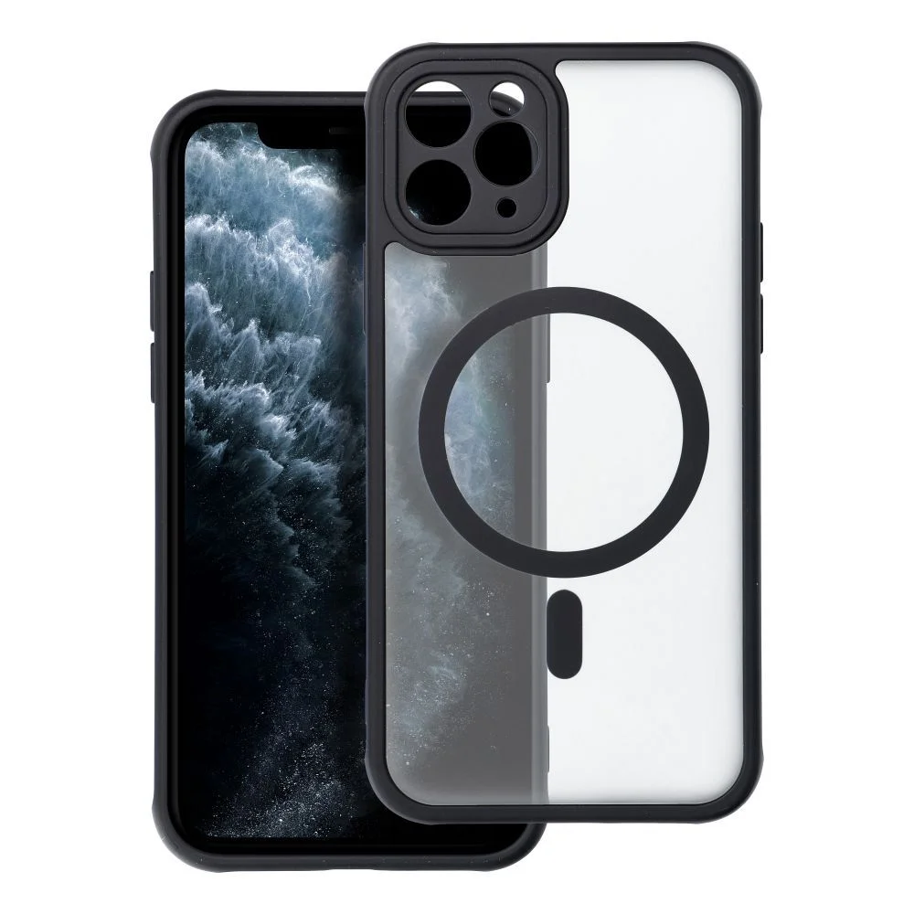 Φωτογραφία προϊόντος: . Full Matte Mag Cover case compatible with MagSafe for IPHONE 11 PRO black